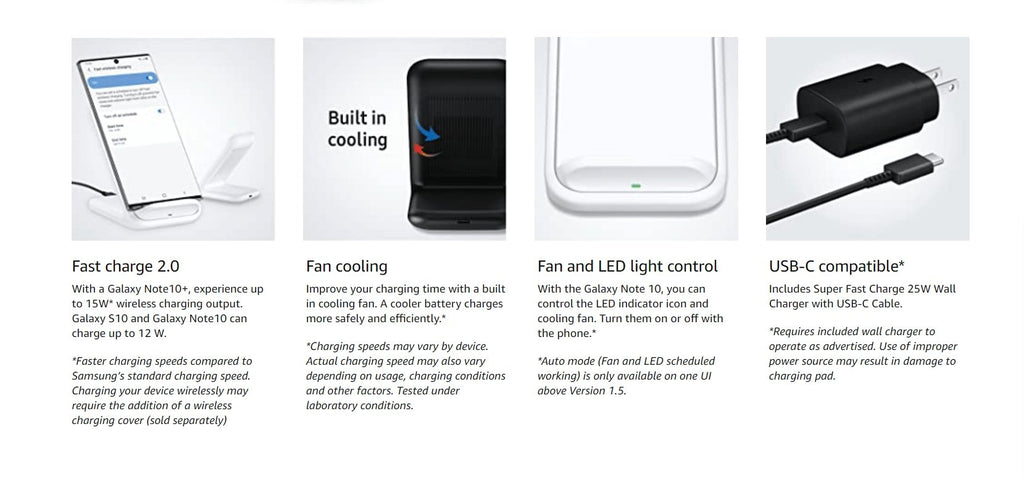 Why is my samsung wireless charger blinking yellow?