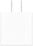 Apple 20W USB-C Compact Power Adapter: Fast and Convenient Charging, Type C Wall Charger
