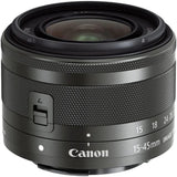 Canon EF-M 15-45mm f/3.5-6.3 is STM Lens (Graphite)
