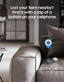 SAMSUNG Galaxy SmartTag+ Plus, 1 Pack, Bluetooth Smart Home Accessory, Attachment to Locate Lost Items, Pair with Phones Android 11 or Higher, Denim Blue