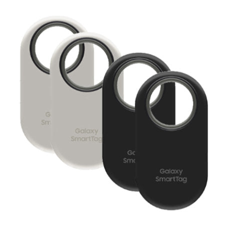 Official Samsung Black & White SmartTag2  Android Airtag Bluetooth Compatible Trackers - 4 Pack