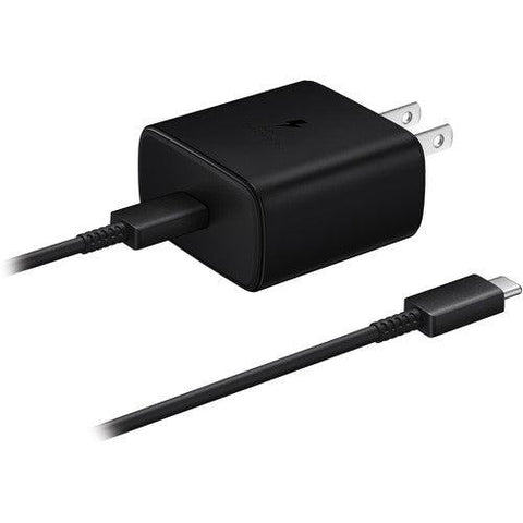 Samsung 45W USB C Charger Type-C Fast Charge Wall Charger (Black) Retail Packaged - Fastbatterycharger.com